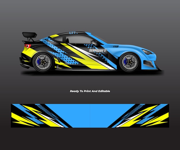 Car Wrap Vector Design