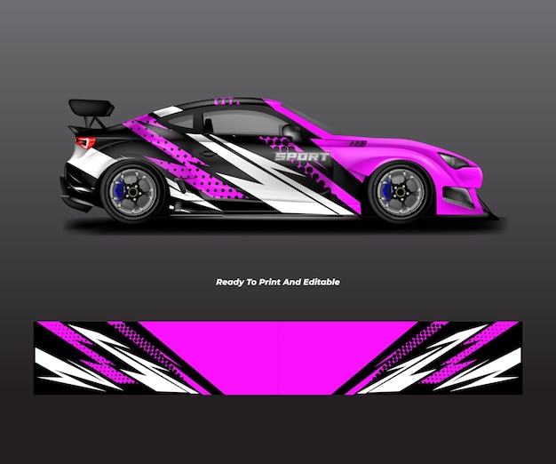 Car Wrap Vector Design