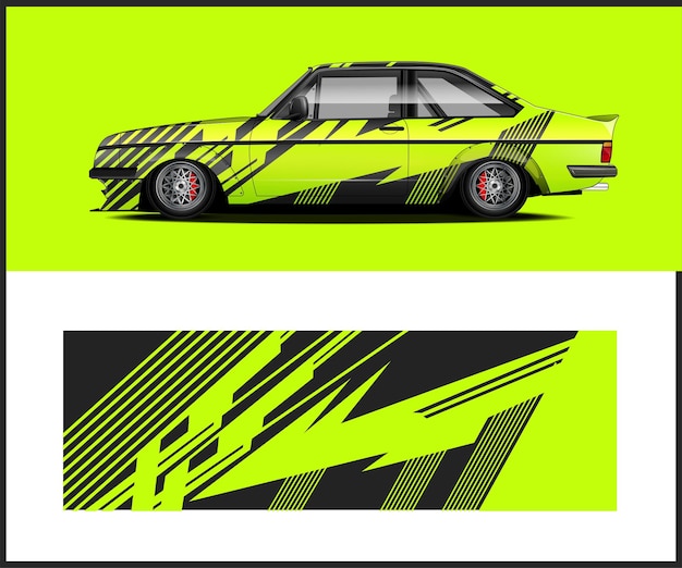 car wrap vector Graphic abstract grunge stripe designs for wrap branding