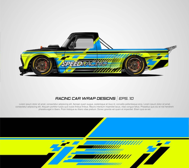 Car wrap voor racen