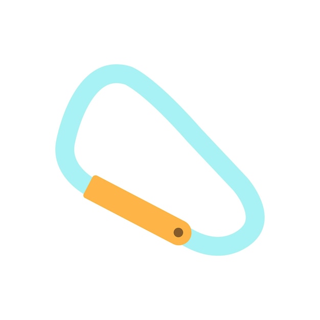 carabiner icon design vector template