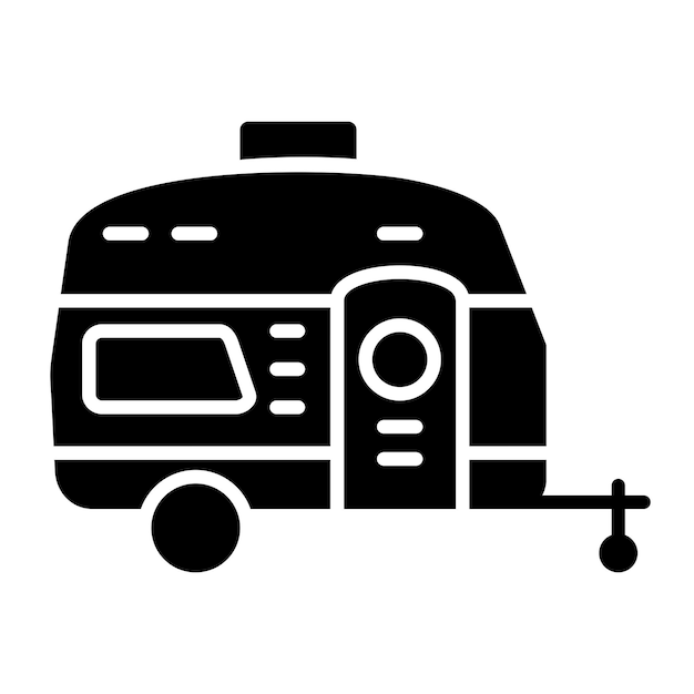 Vector caravan icon