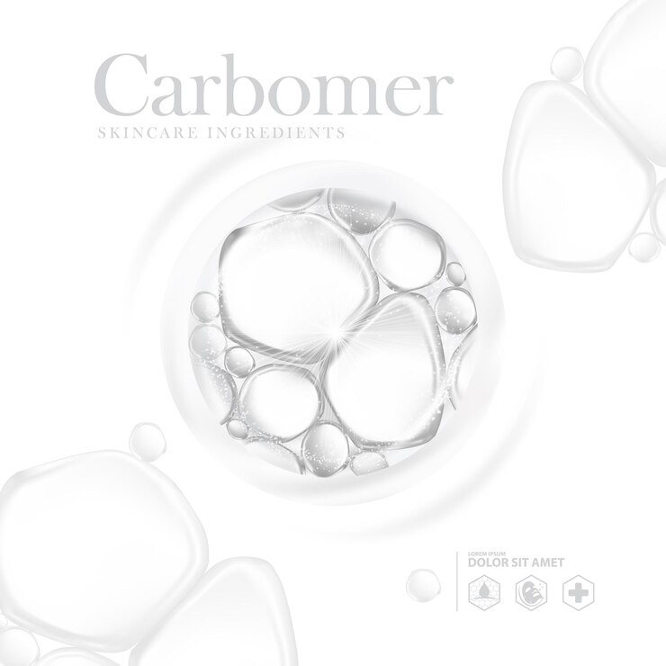 Vector carbomer serum skin care cosmetic