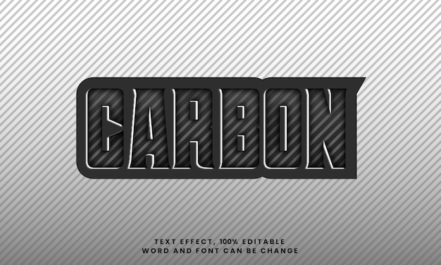 Carbon text style effect