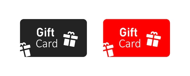 Card icon gift voucher illustration prepaid certificate store bonus money in vector flat