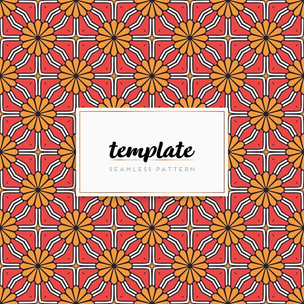 Card or invitation with mandala pattern