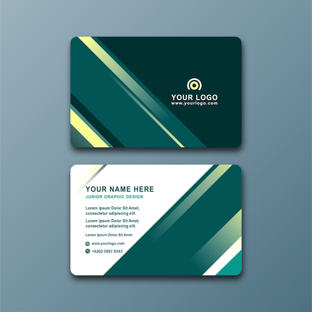 Vector card template