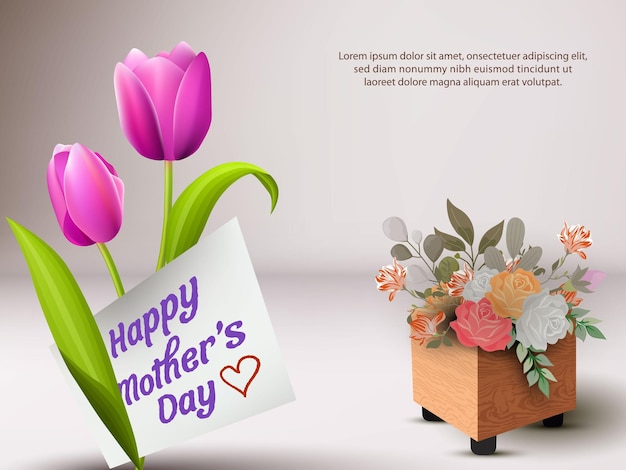 A card that says happy mother's day on it