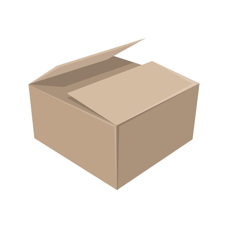 Vector cardboard box icon vector illustration