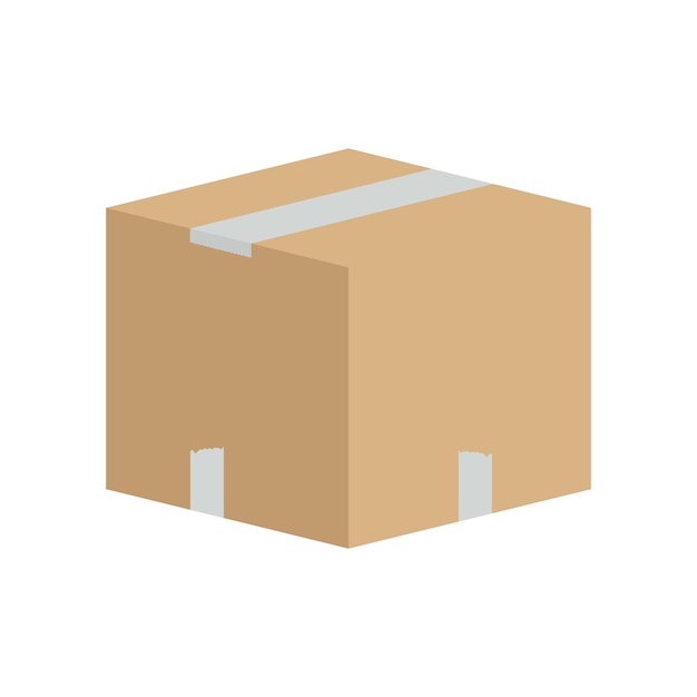 Cardboard box icon