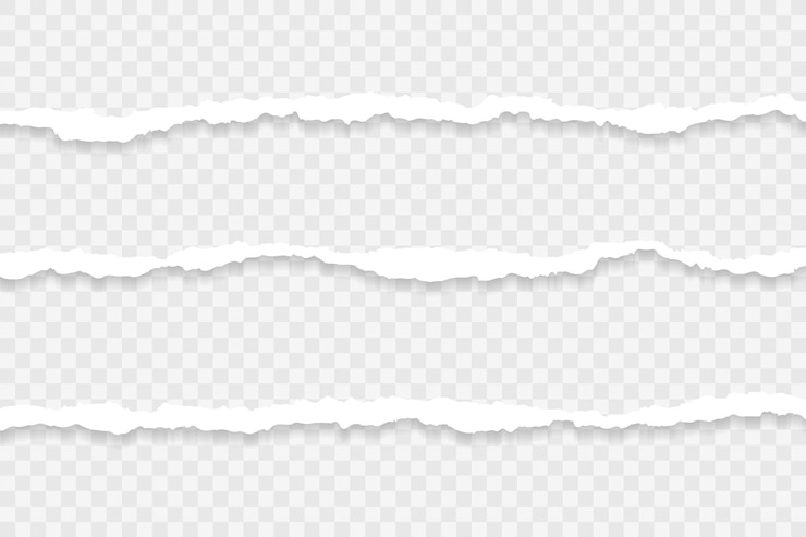 Vector カートボードのスクラップ 影 切り裂かれた白紙 ベクトル 切り離された切り裂いたコピースペース 空のイラスト