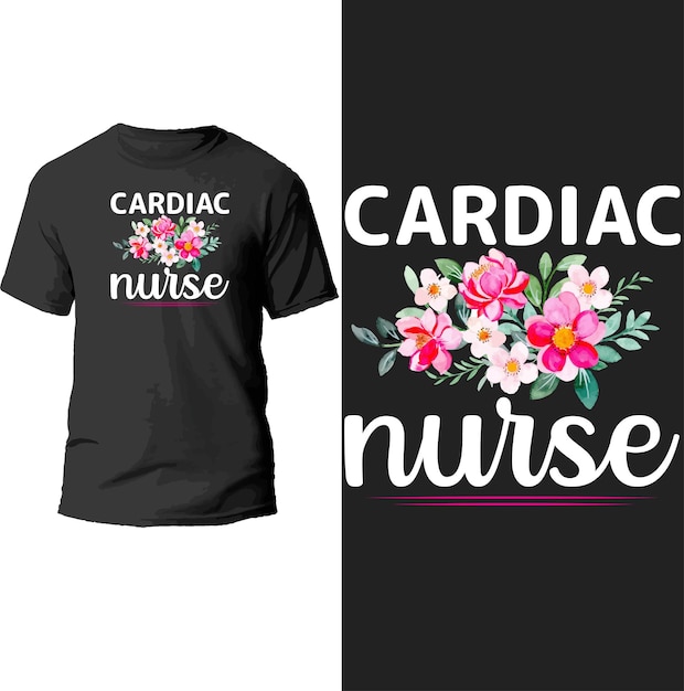 cardiac nurse t shirt design