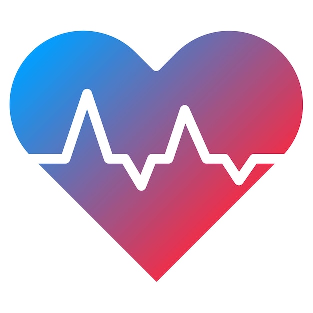 Cardiogram-icon vectorbeeld Kan worden gebruikt voor cardiologie