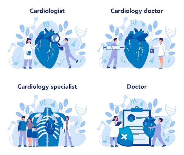 Vector cardiology set