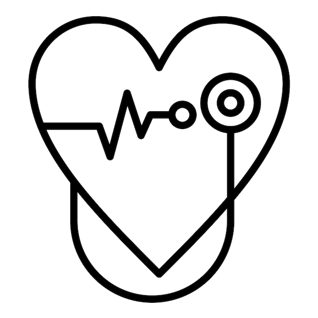 Vector cardiology vector illustration style