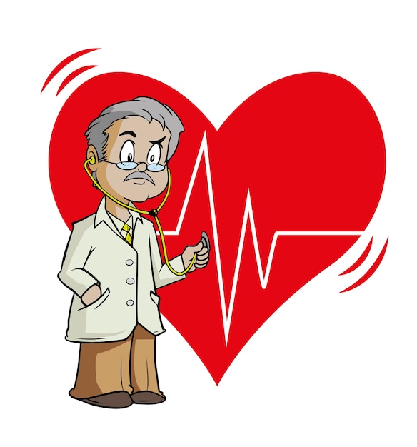 Cardioloog arts met veel ervaring met het evalueren van de hartkloppingen