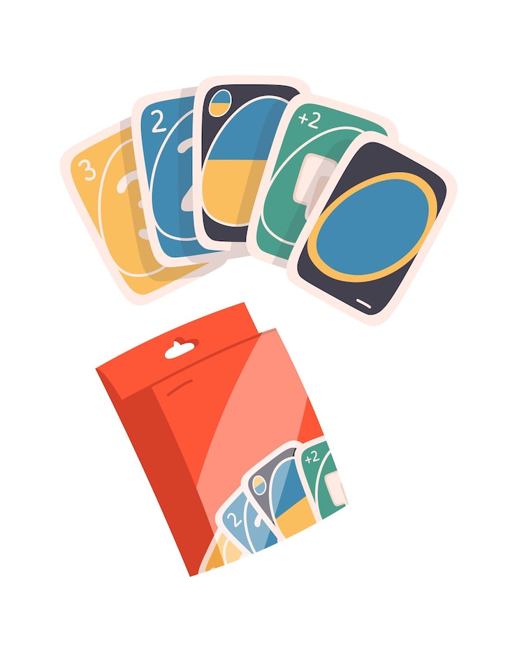 Vector cards board games flat icon leisure activity