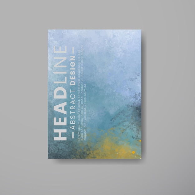 cards with watercolor background. Design for your date, postcard, banner, logo.