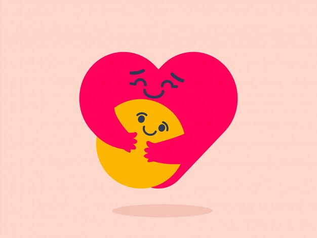 Care emoji hugging emot