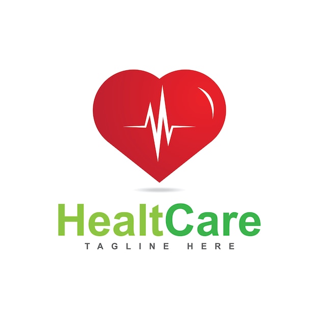 Care healthy heart logo design