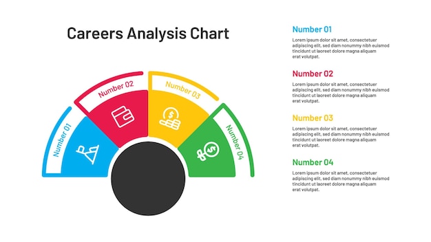 Vector careers analysis careers vector with icons