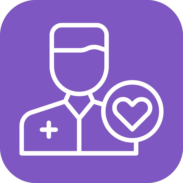 Caregiver Male icon vector image Can be used for Nursing