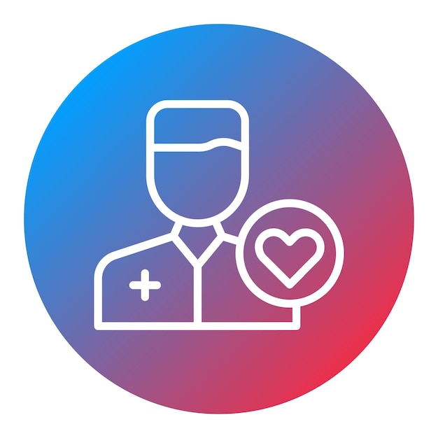 Caregiver Male icon vector image Can be used for Nursing
