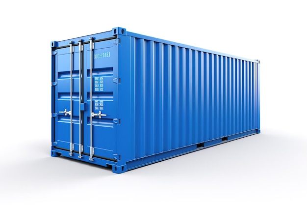 Vector cargo container or shipping container with strength for shipment storage and transport goods product