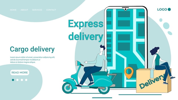 貨物配送高速配送サービス宅配便はオンライン注文後に商品を配送します