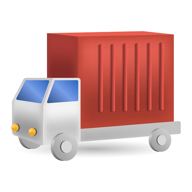 Vector cargo icon 3d illustration from ecommerce collection creative cargo 3d icon for web design templates infographics and more