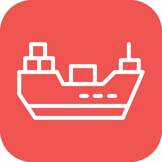 Cargo Ship icon vector image Can be used for Warehouse