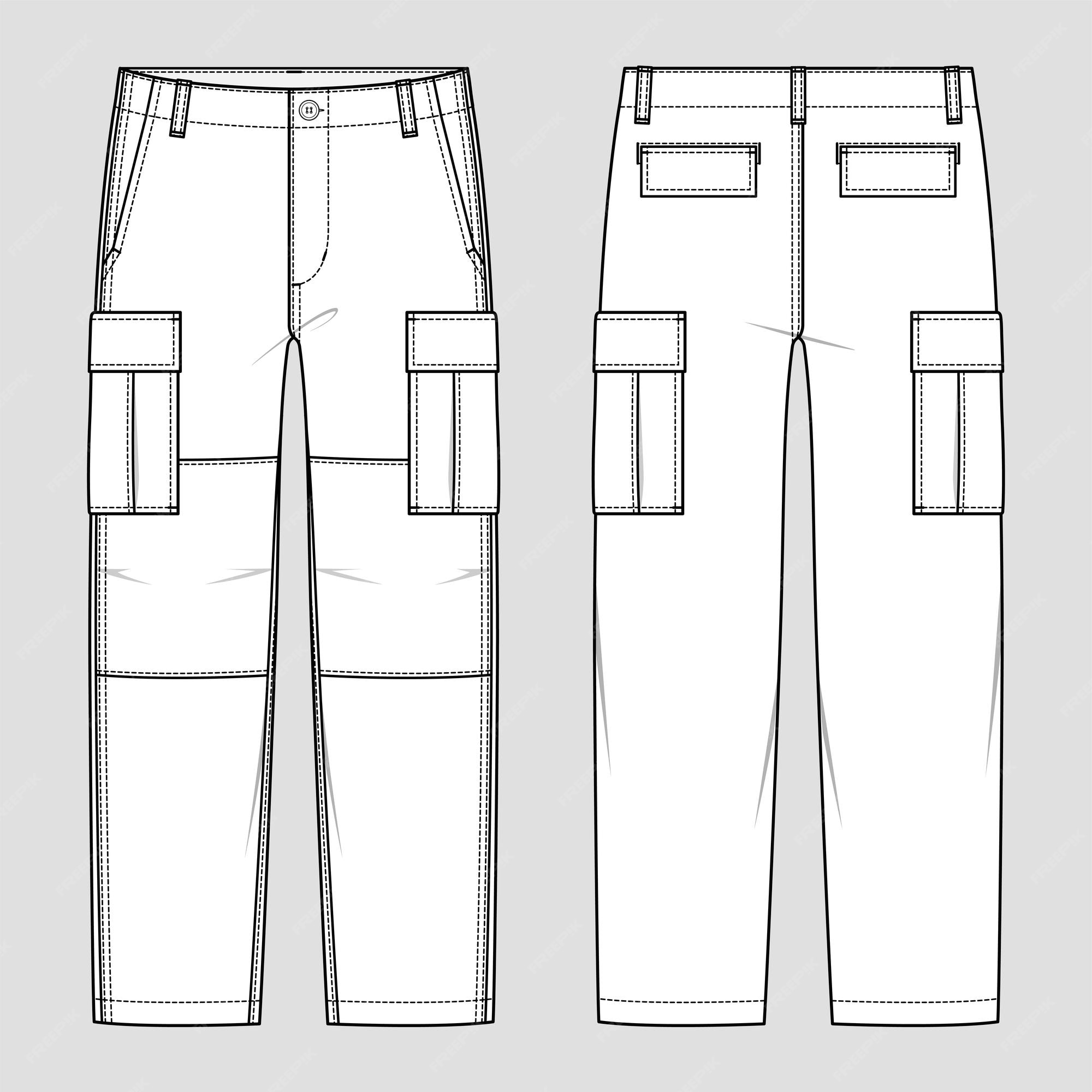 Cargo Pants Template