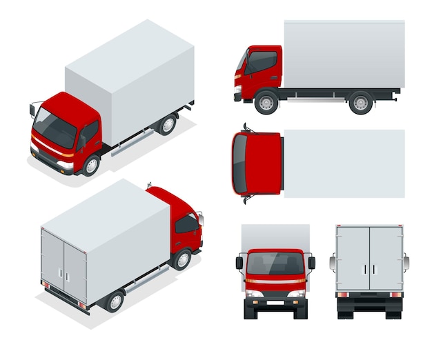 화물 트럭 운송 빠른 배송 또는 물류 운송
