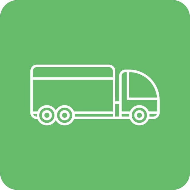 Cargo truck vector icon can be used for transport iconset