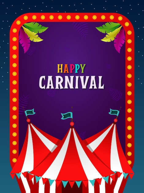 Vector carnaval fest vector bestand poster