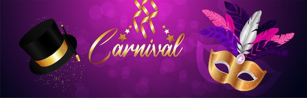 Banner di celebrazione del carnevale