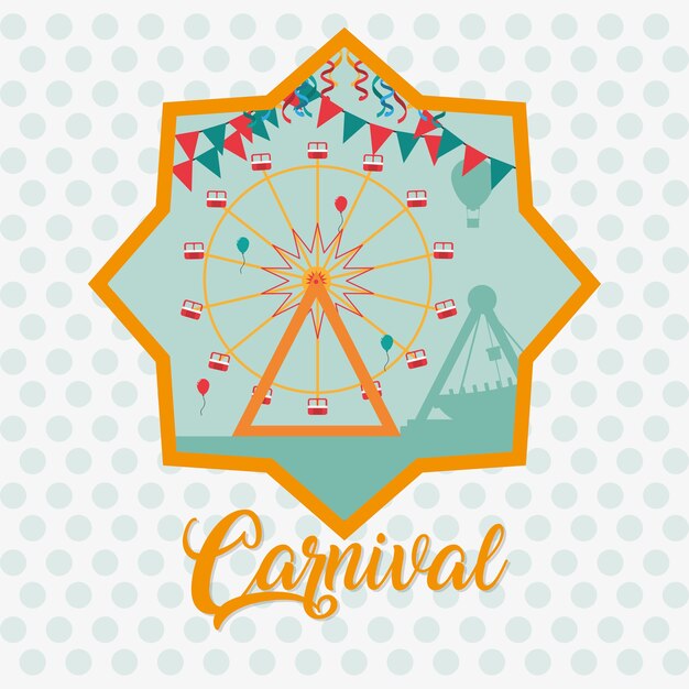 Vector carnival festival cartoons