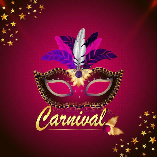 Carnival festival mask