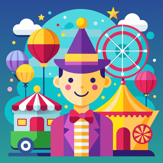 Vector carnival festival vector for backgrounds and poster designs