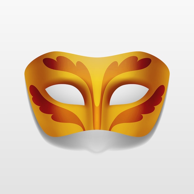 Vector carnival masquerade party mask