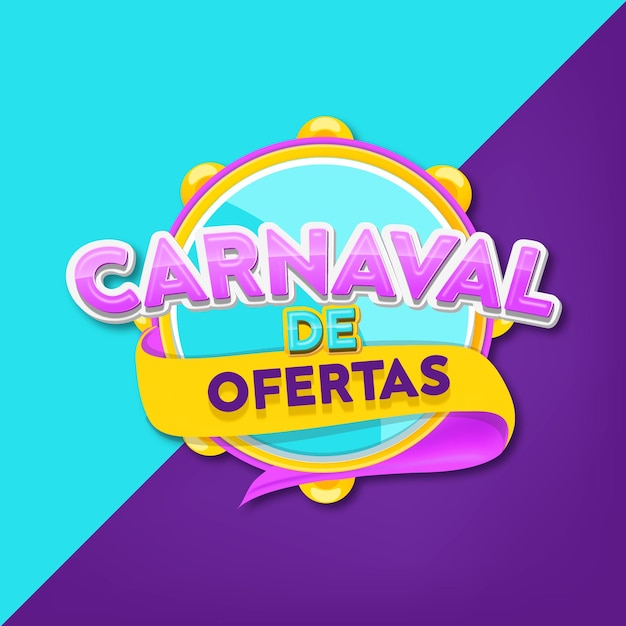 Карнавал предлагает бразильскую вечеринку карнавала для композиции