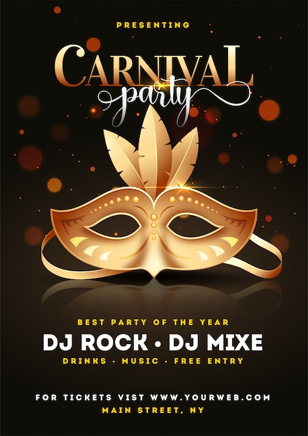 carnival party background.