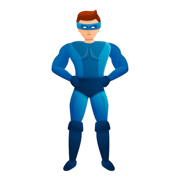 carnival superhero icon cartoon of carnival superhero vector icon for web design isolated on white background