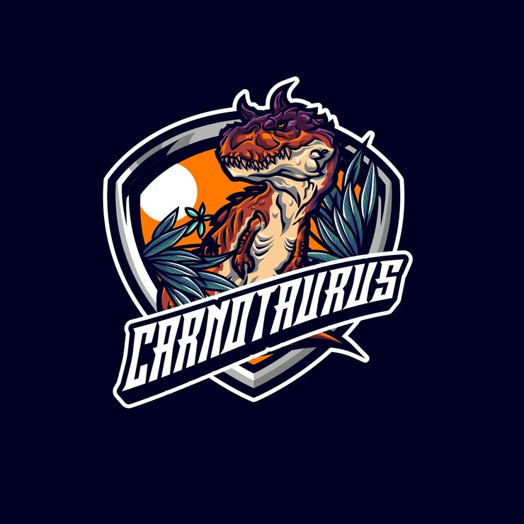 Carnotaurus Mascot Logo Template for Sport and Gaming team