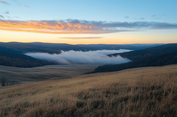 Vector carpathian sunrise majestic peaks golden hour breathtaking view alpine landscape romania sky dawn