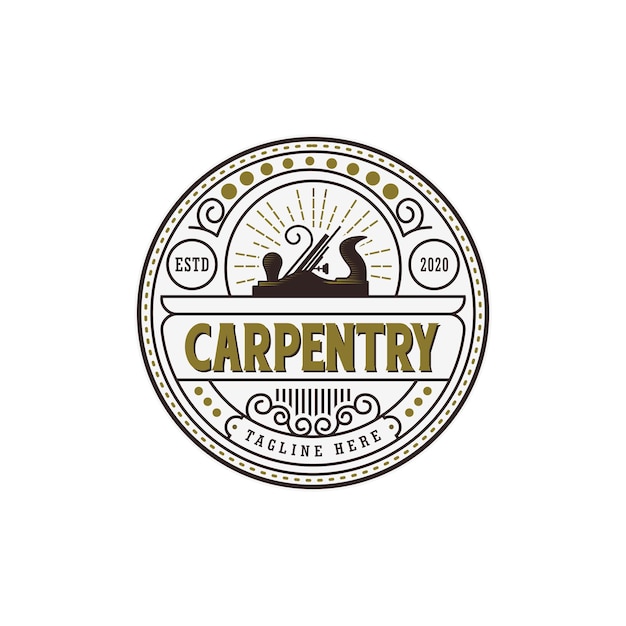 Carpenter Vintage Vintage Logo Design Inspiration