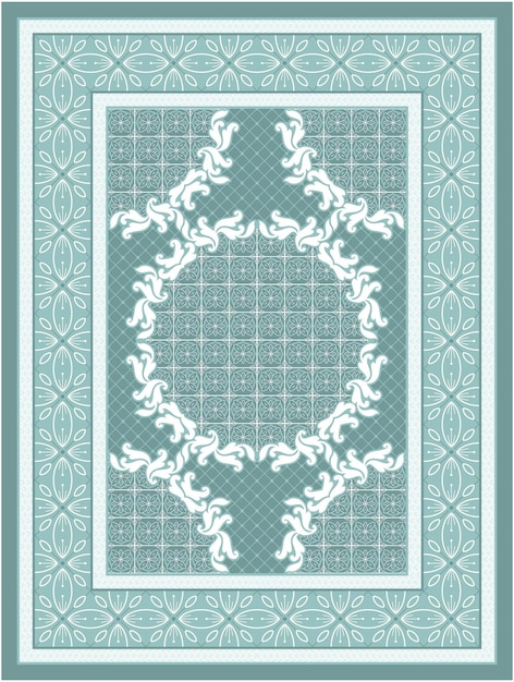 Vector carpet design vector template 31