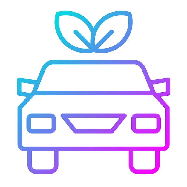 Vector carpool vector icon can be used for earth day iconset