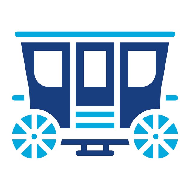 Carriage icon vector image can be used for oktoberfest