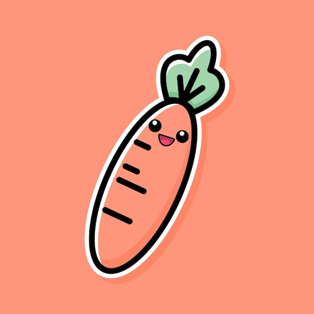 Carrot cartoon design